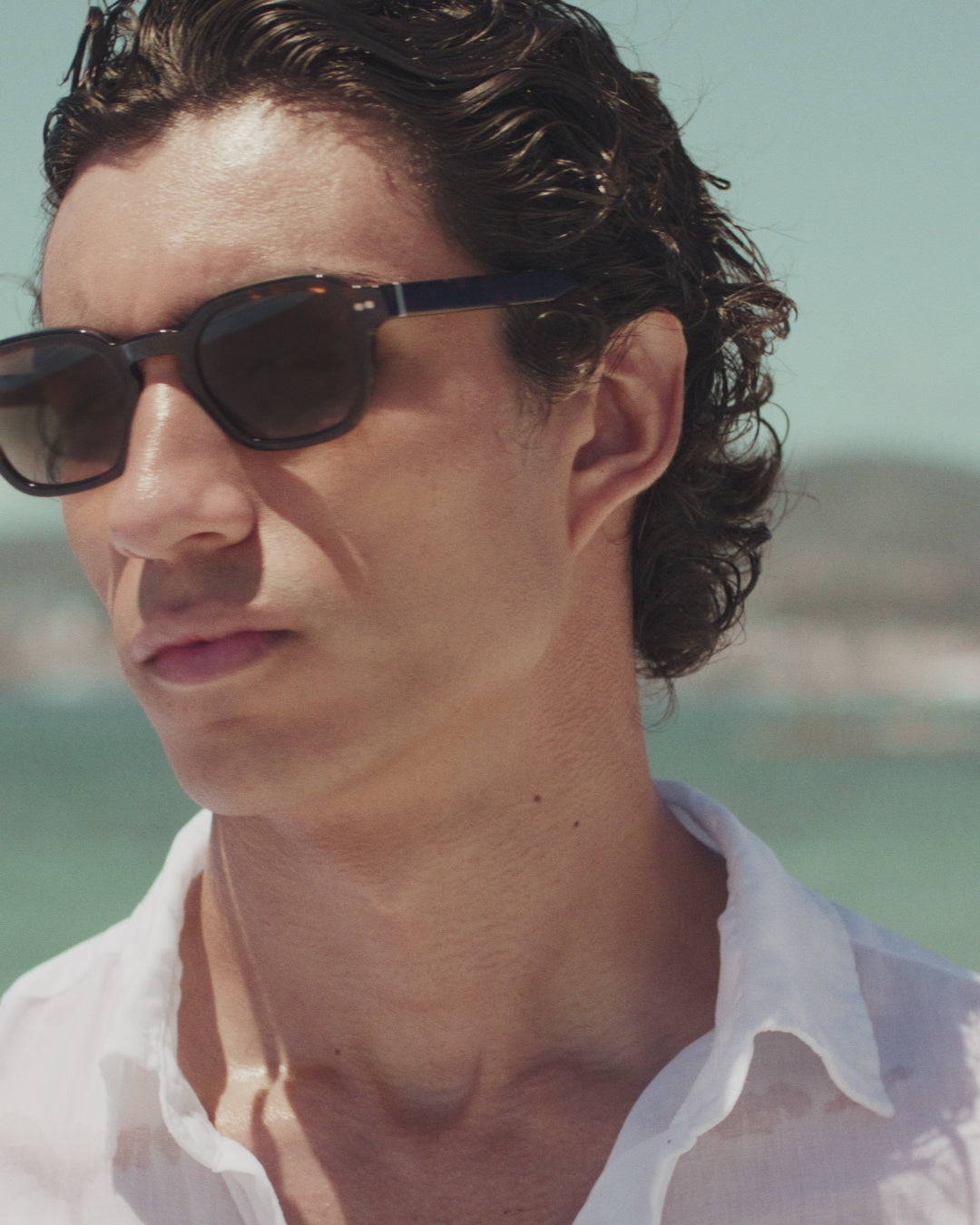 The Seb Medium Men's Sunglasses in Dark Tortoise | Jimmy Fairly US