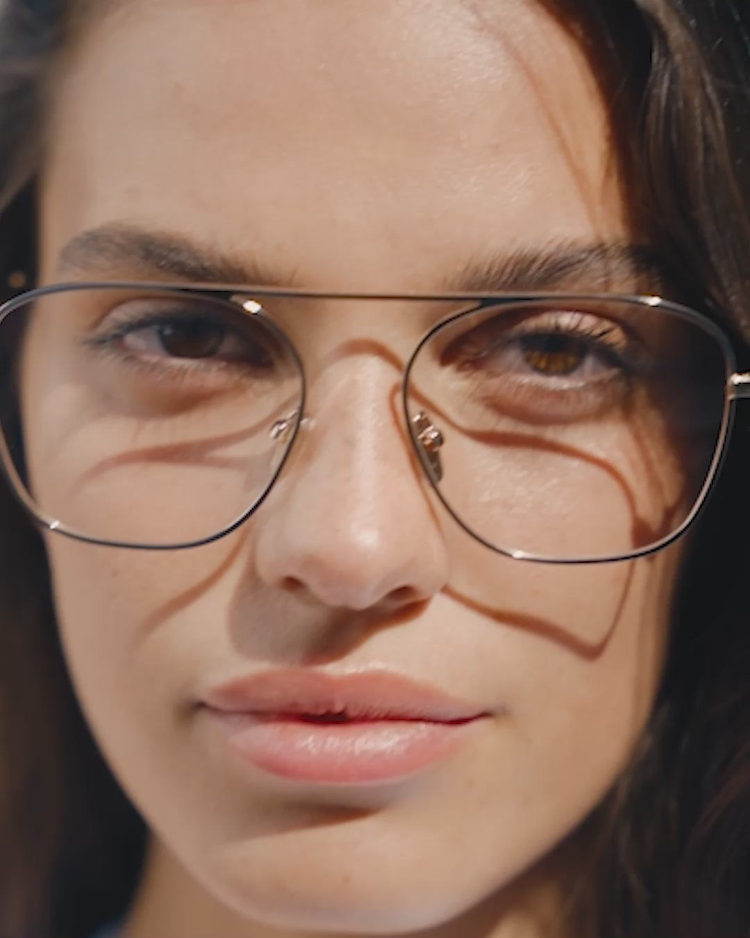 #めめめ* The Rocky Medium ウィメンズ メガネ in ゴールド | Jimmy Fairly EN FR
